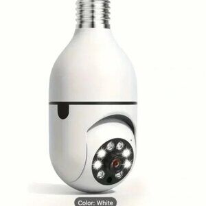 Smart HD WiFi Light Bulb Security Camera 1080P Night Vision 2 Way Audio